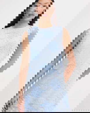 Rotate rochie de vară din bumbac