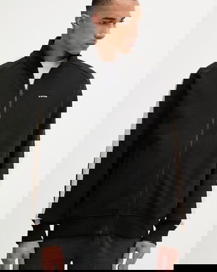 G-Star hanorac cu fermoar pentru bărbați, din bumbac Track Sw Jkt