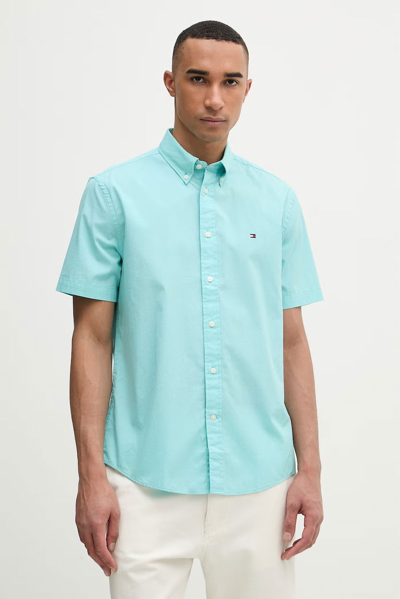 Tommy Hilfiger cămașă pentru bărbați, din bumbac