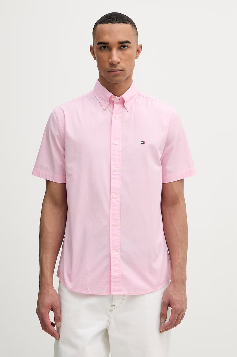 Tommy Hilfiger cămașă pentru bărbați de bumbac