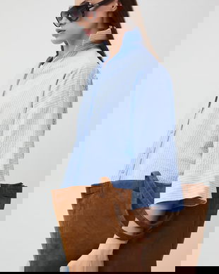 Medicine cămașă pentru femei, din bumbac cu elastan