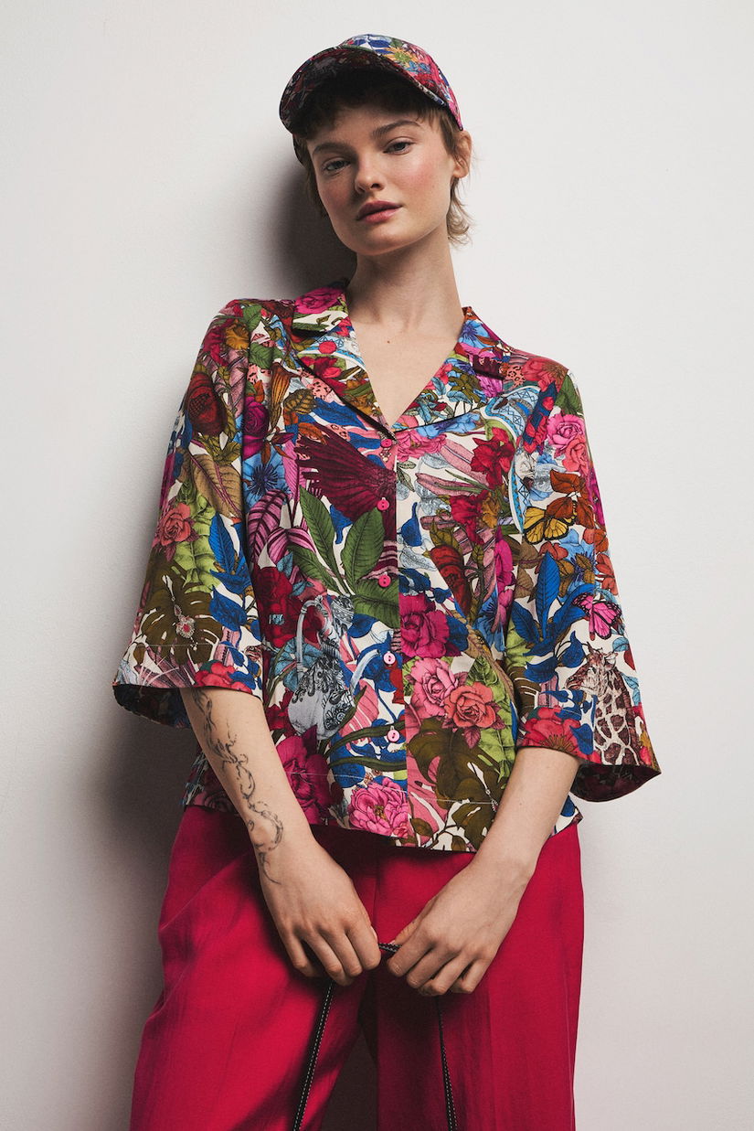 Medicine cămașă pentru femei, cu lyocell