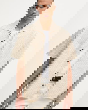 Drôle de Monsieur cămașă pentru bărbați din bumbac Graphique