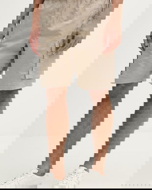 Calvin Klein Jeans pantaloni scuți cargo pentru bărbați, din bumbac cu elastan