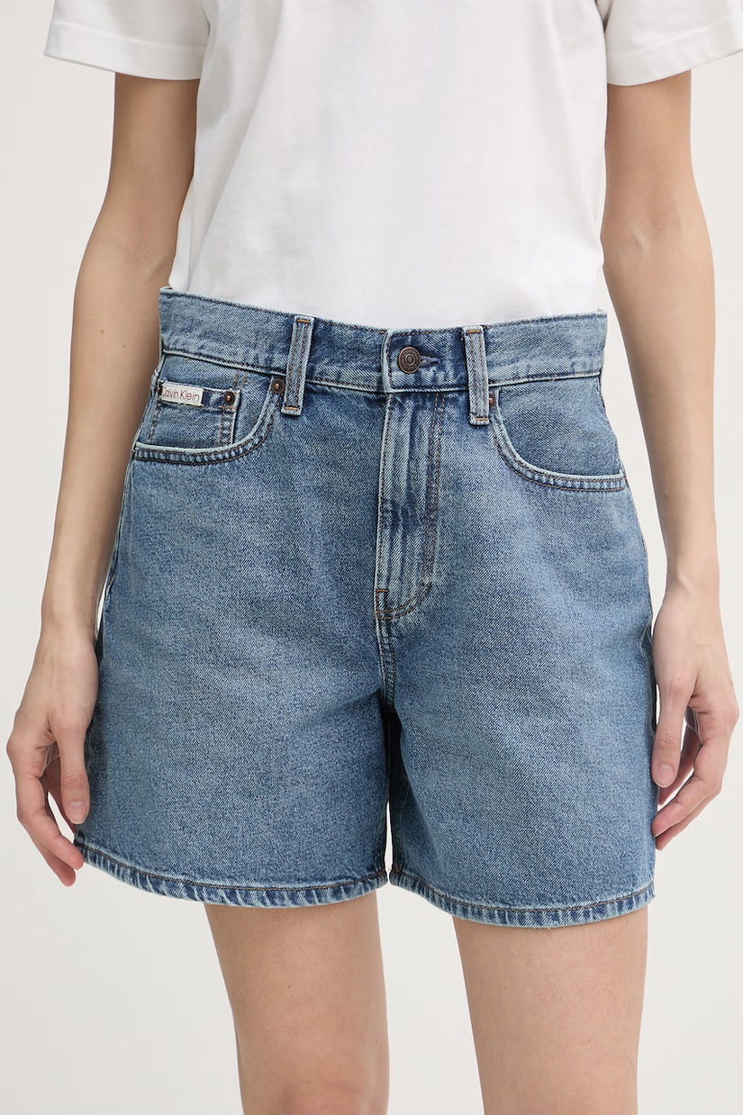 Calvin Klein Jeans pantaloni scurți pentru femei, din denim
