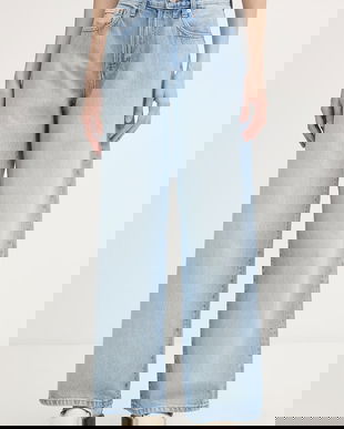 Calvin Klein Jeans blugi wide leg pentru femei