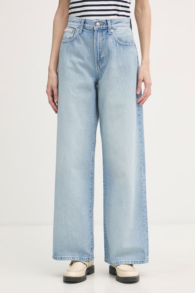 Calvin Klein Jeans blugi wide leg pentru femei