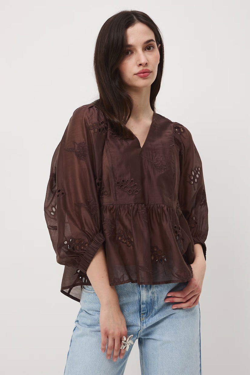 Medicine bluză pentru femei, cu lyocell