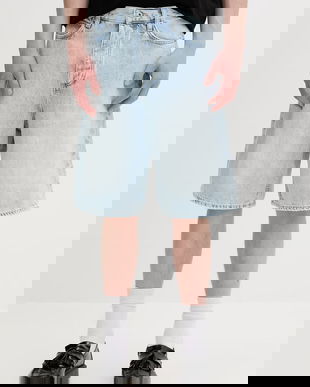 HUGO pantaloni scurți albaștri pentru bărbați, din bumbac MASON/S