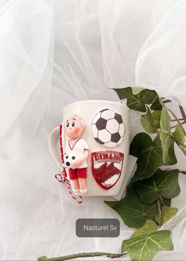 Cana personalizata: Fotbalist