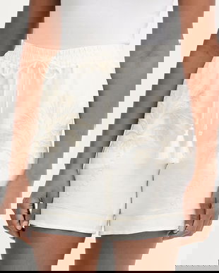 Twinset pantaloni scurți pentru femei, din in