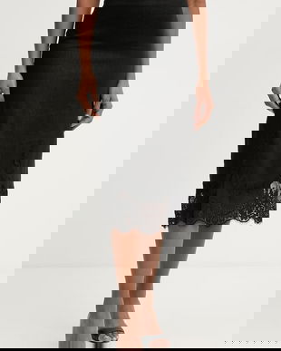 Twinset fustă din in