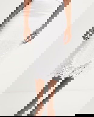 Twinset fustă din in