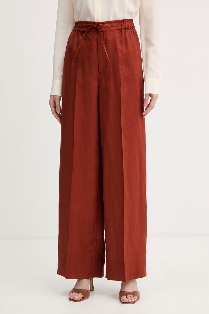 Twinset pantaloni pentru femei, din in