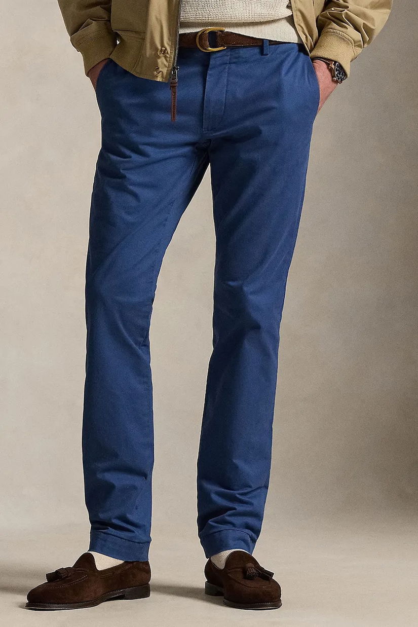 Polo Ralph Lauren pantaloni slim fit bărbați cu bumbac Slim Fit HDN Pant