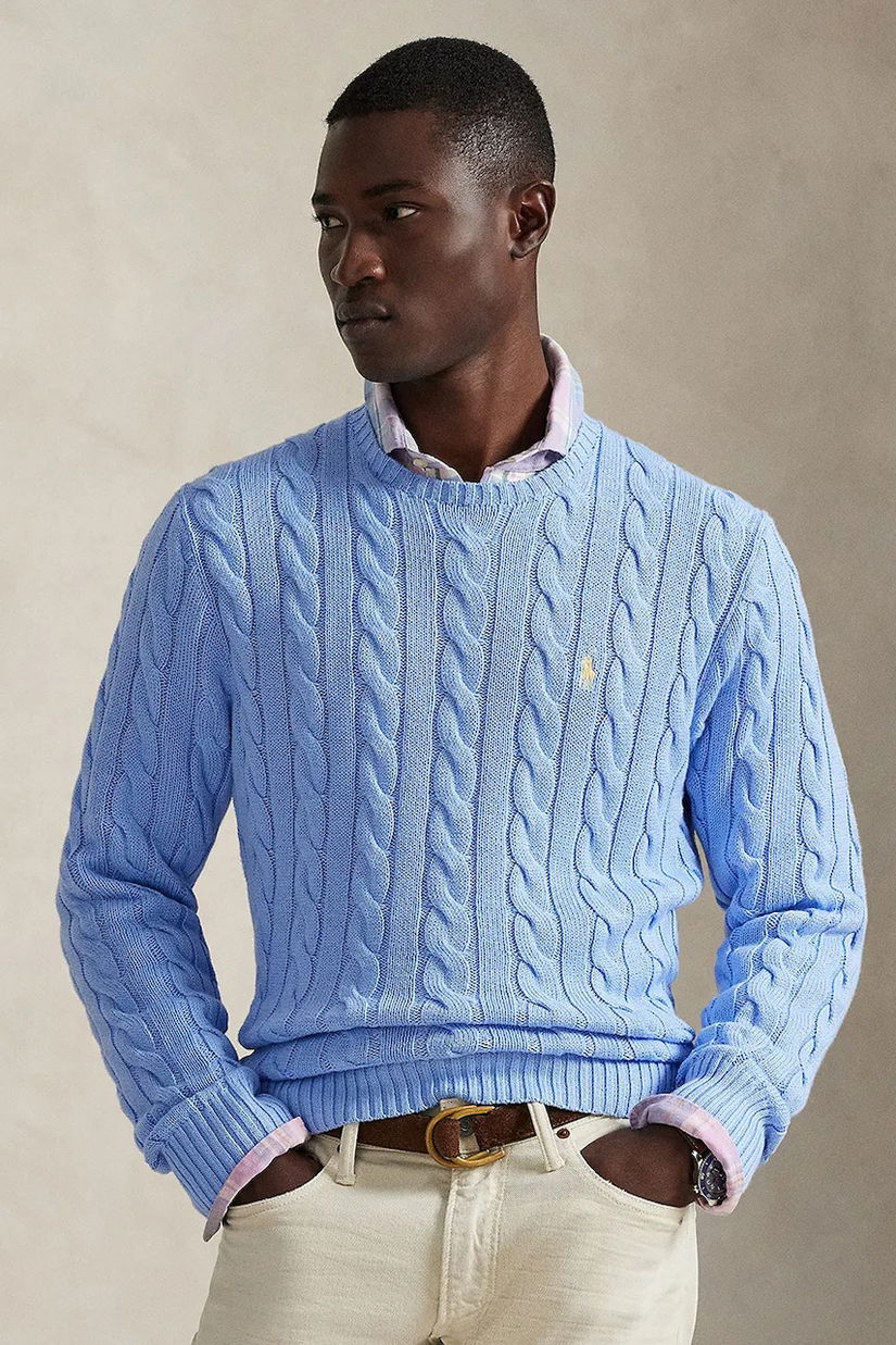 Polo Ralph Lauren Pulover bărbați de bumbac