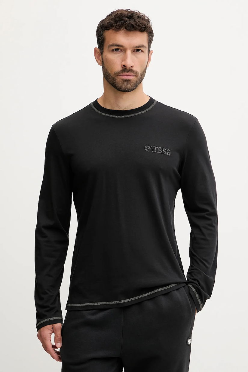 Guess cămașă cu mânecă lungă din bumbac