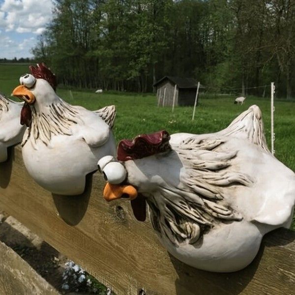 Decoratiuni ceramica, gaini, interior / exterior (2buc)