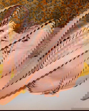 Brand NAVY BOAT,  geanta  roz pudra,   piele  naturala  deosebita,