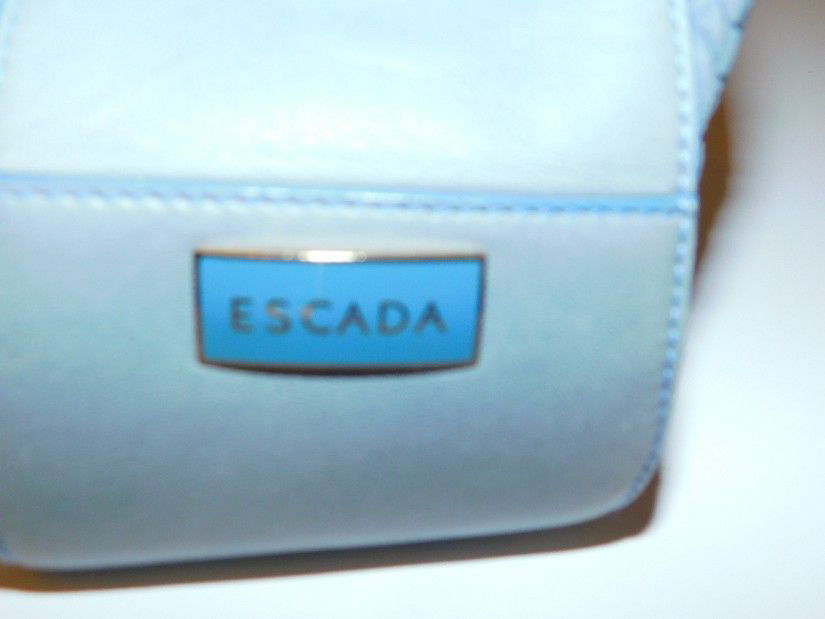 ESCADA, geanta vintage piele  naturala  embosata extra, ORIGINALA,   numar de serie