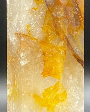 Cuart Hematoid Galben (Vindecatorul Auriu) - Obelisc piatra semipretioasa