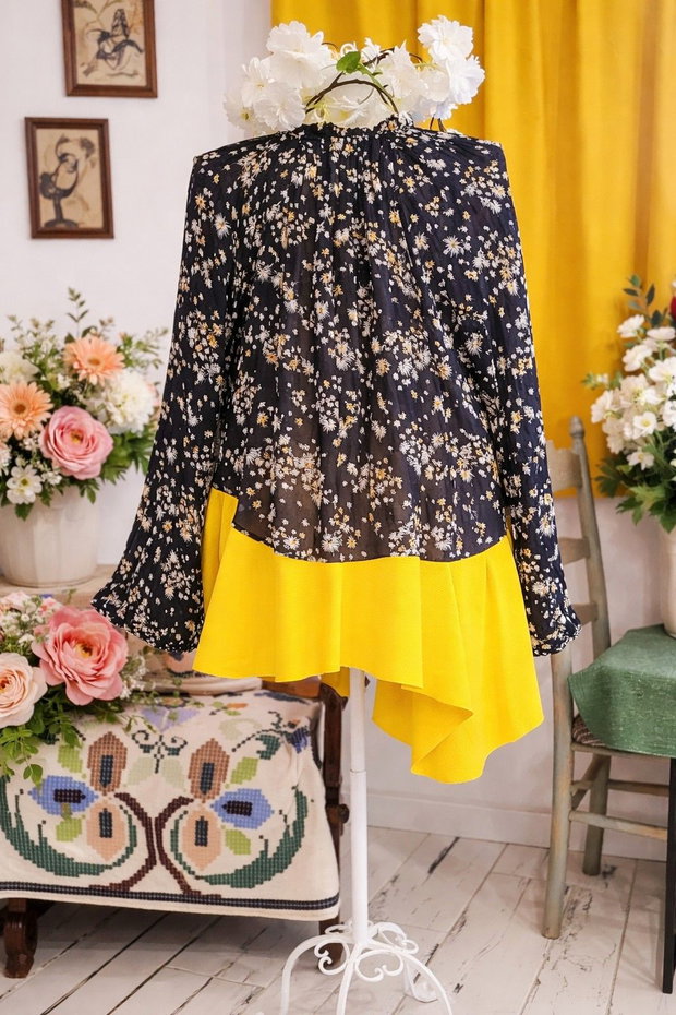 Bluză asimetrică design unicat