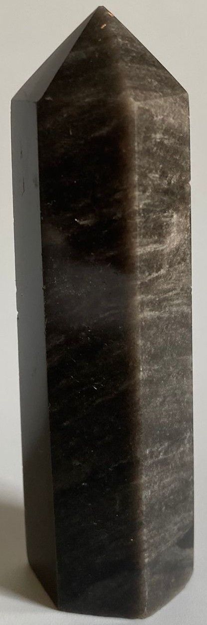 Obsidian Argintiu - Obelisc piatra semipretioasa
