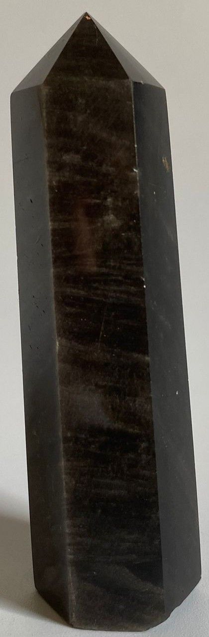 Obsidian Argintiu - Obelisc piatra semipretioasa