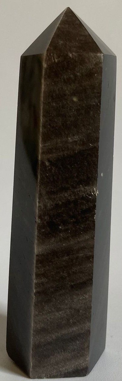 Obsidian Argintiu - Obelisc piatra semipretioasa