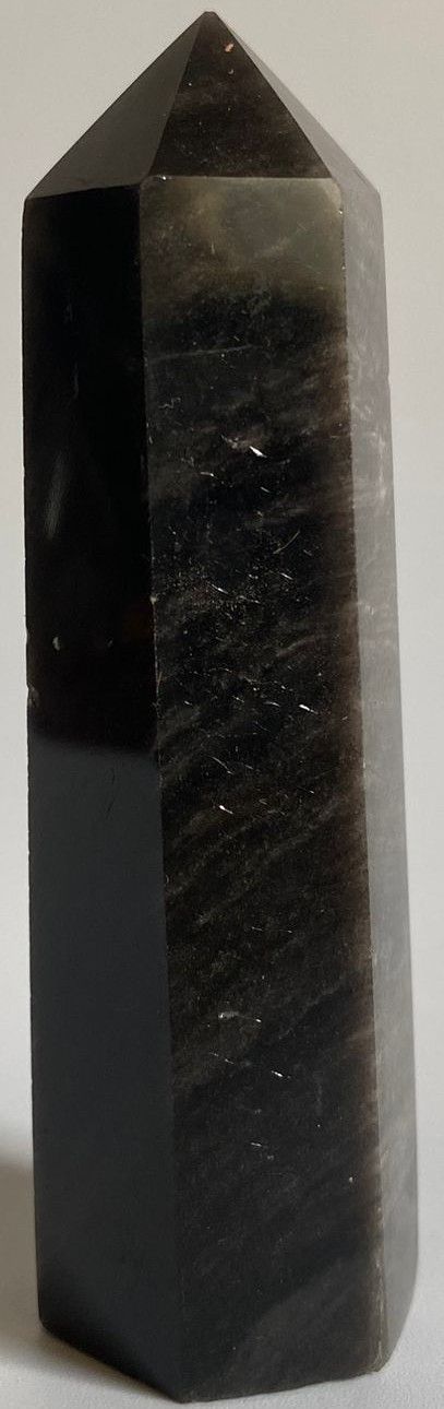 Obsidian Argintiu - Obelisc piatra semipretioasa