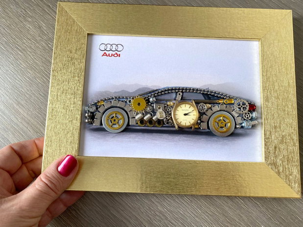 Masina model Audi Cod M 725・Cadouri personalizate・Cadouri zile de nastere・Audi・Cadouri botez