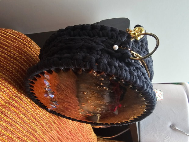 Geanta handmade crosetata