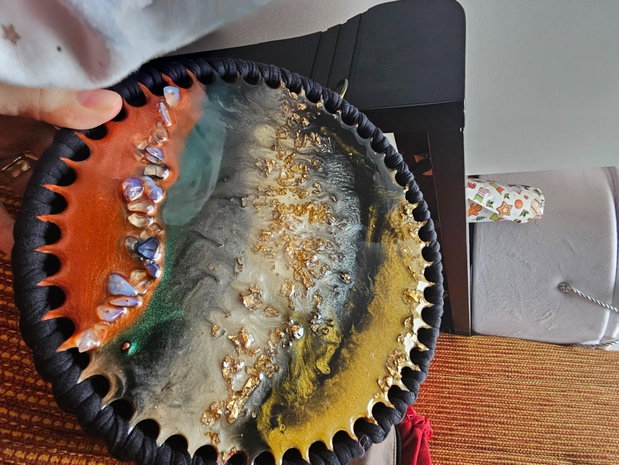 Geanta handmade crosetata