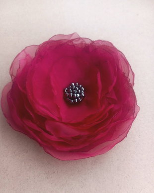 brosa diafana magenta 11 cm