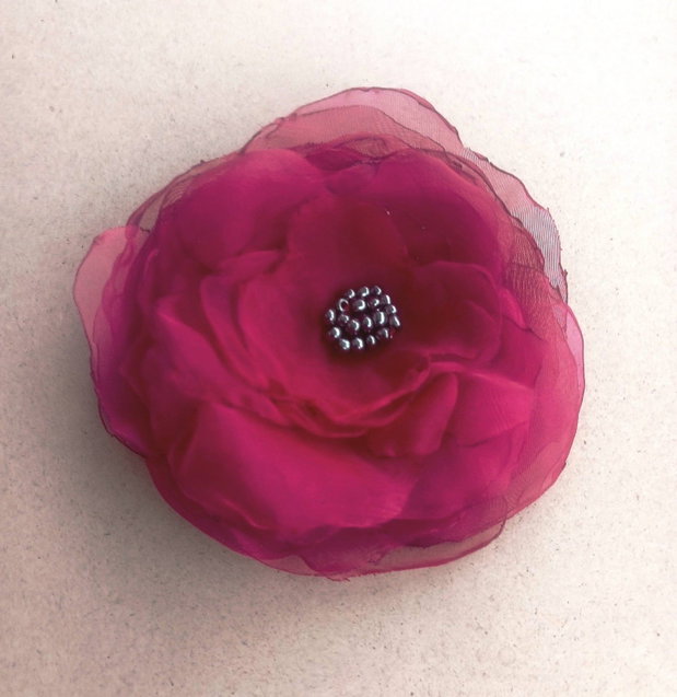 brosa diafana magenta 11 cm