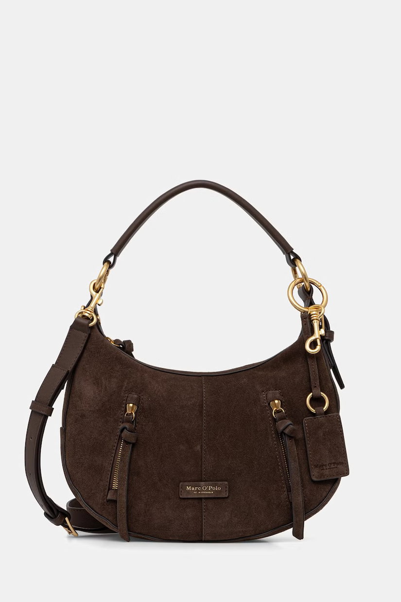 Marc O'Polo geantă crossbody pentru femei, din piele întoarsă