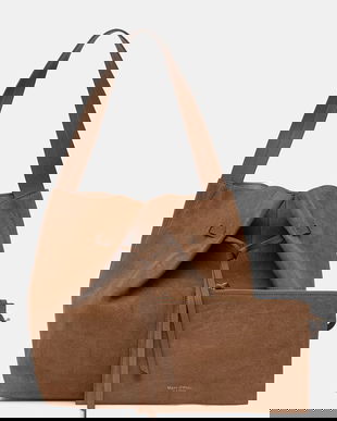 Marc O'Polo geantă shopper pentru femei, din piele întoarsă