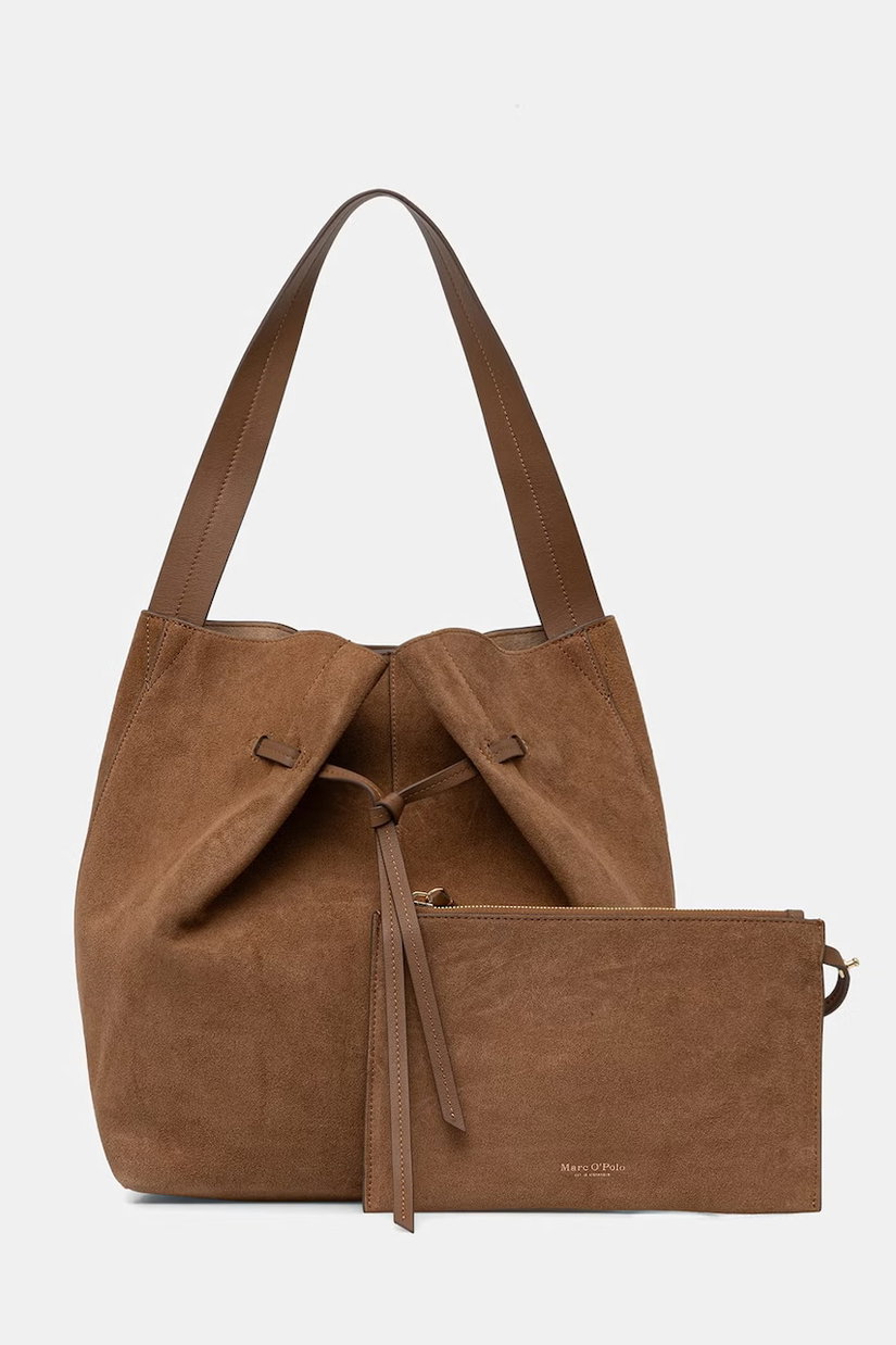 Marc O'Polo geantă shopper pentru femei, din piele întoarsă