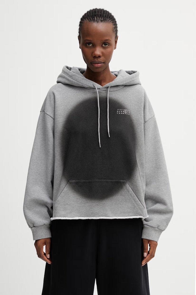 MM6 Maison Margiela hanorac cu glugă pentru femei, din bumbac