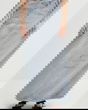 MM6 Maison Margiela fustă din denim