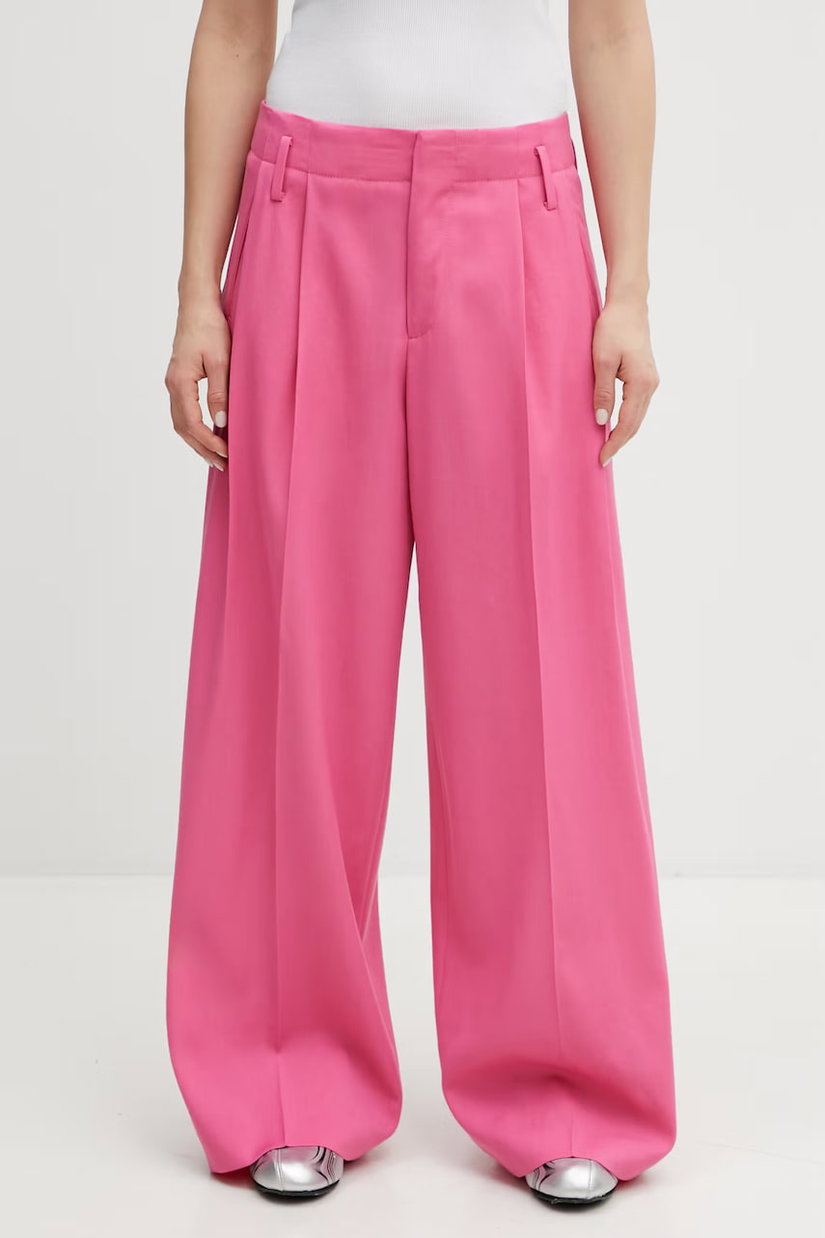 Kenzo pantaloni de lână
