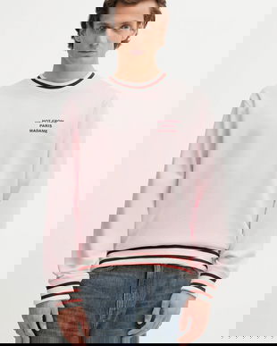 Drôle de Monsieur hanorac de bumbac Slogan Sport