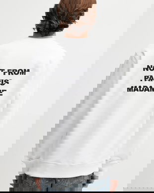 Drôle de Monsieur hanorac de bumbac Le Sweatshirt Slogan