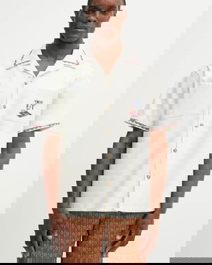 Drôle de Monsieur cămașă din bumbac Cocktail