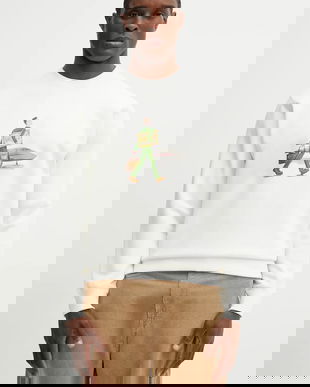 Drôle de Monsieur hanorac de bumbac Sweatshirt LHomme Au Tableau