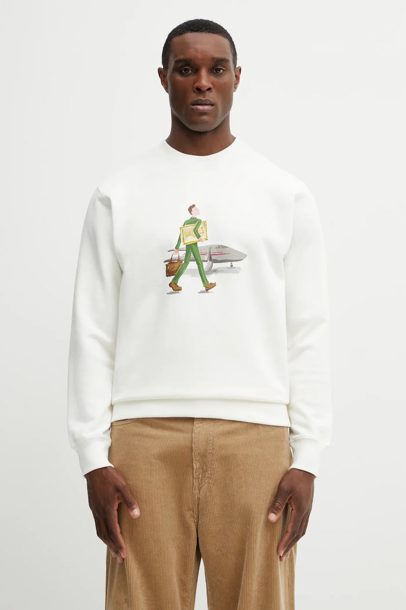 Drôle de Monsieur hanorac de bumbac Sweatshirt LHomme Au Tableau
