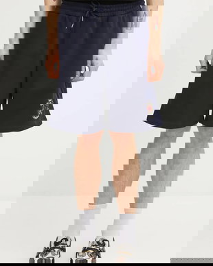 Drôle de Monsieur pantaloni scurți din bumbac Slogan Rose