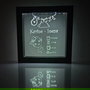 Lampă LED Personalizată - Gravură Manuală pe Sticlă - Cadou BEBELUS - La Comandă!