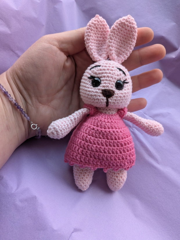 Set handmade iepurași croșetați  cadou bebeluș