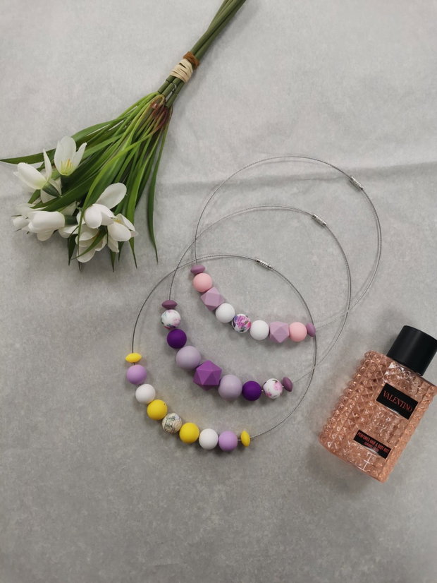 Colier elegant pentru femei bijuterie handmade delicată